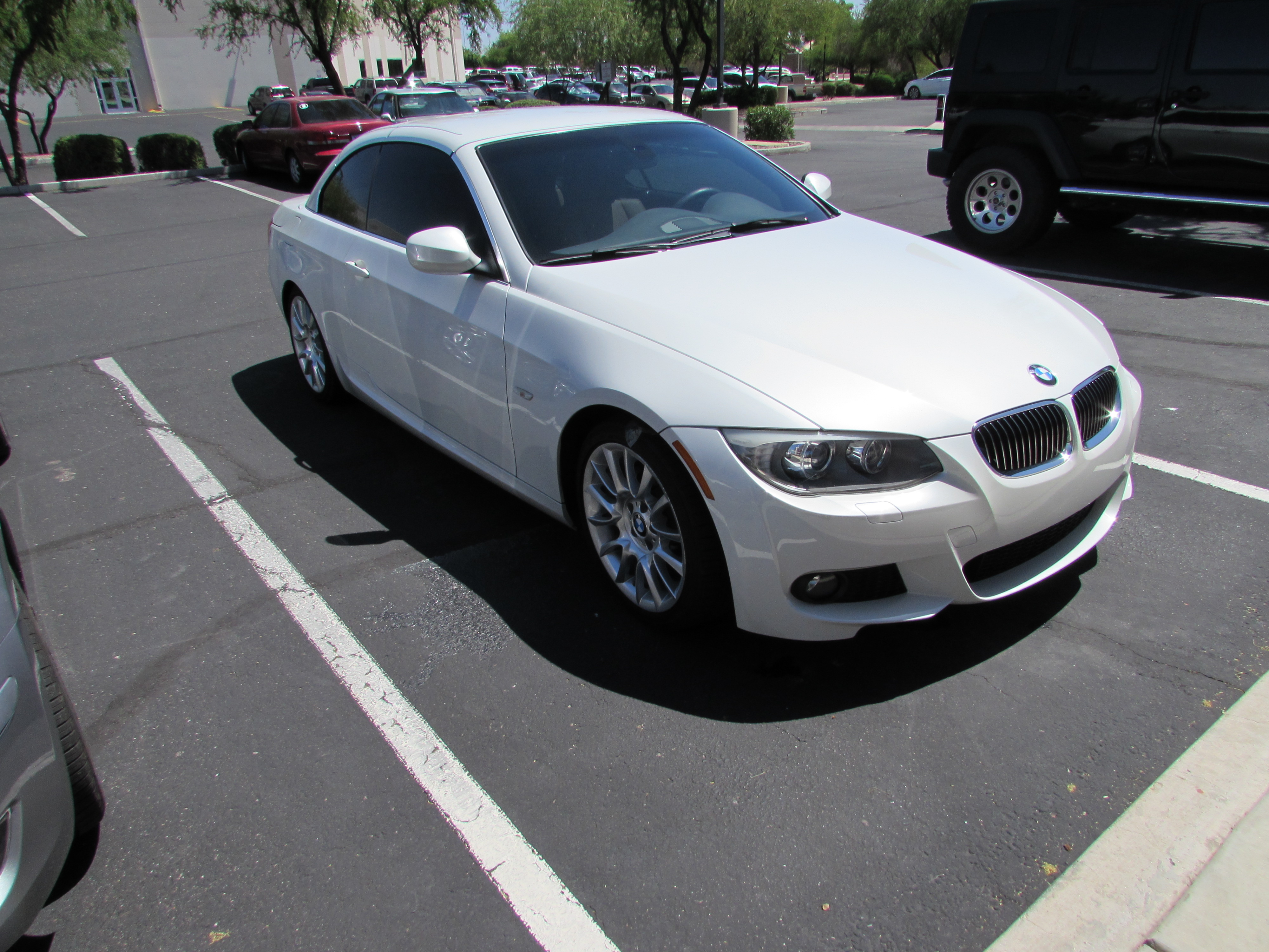 Clear Bra Installation Glendale AZ White BMW