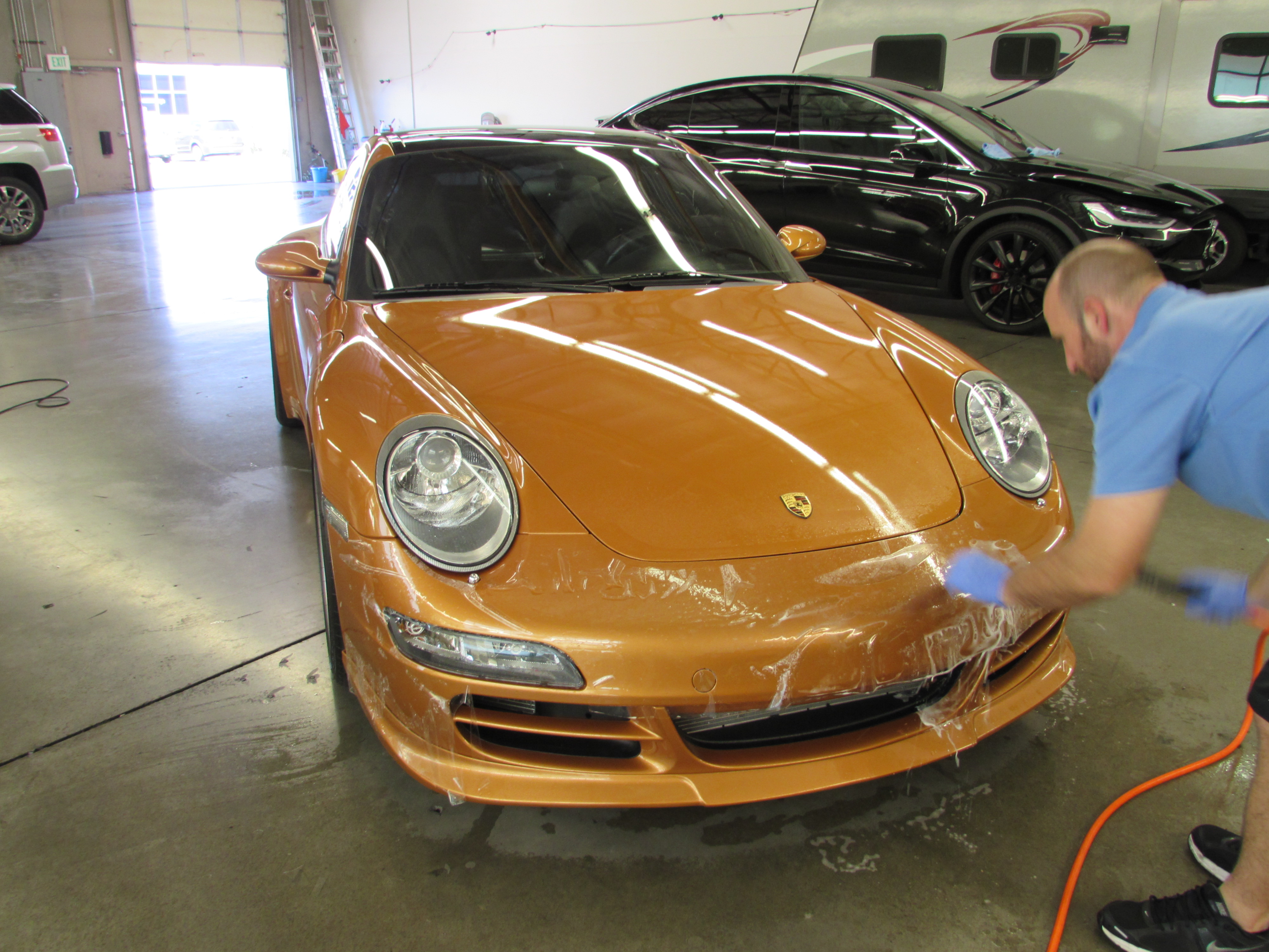 Clear Bra Installation in Surprise AZ Porsche