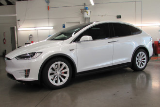 Auto Window Tint Phoenix AZ White Tesla