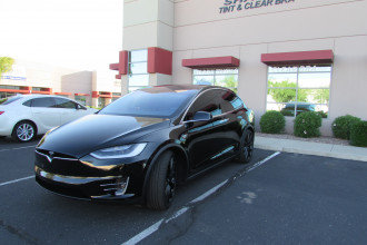 Auto Window Tint Phoenix AZ Black Tesla